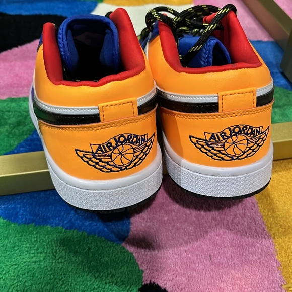 Brand new shoes for men low top super comfortable custom made thermal paint - Picture 6 of 12